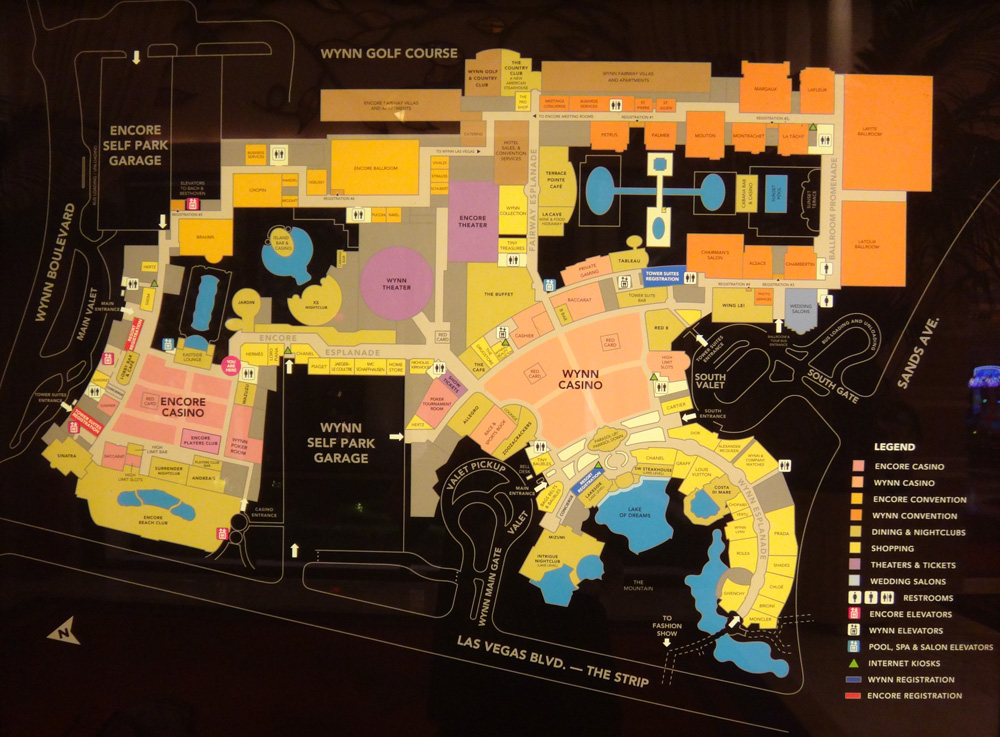 map of wynn encore casino